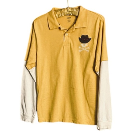 Gymboree Kids Long Sleeve Polo Shirt Size 12 - Picture 1 of 5